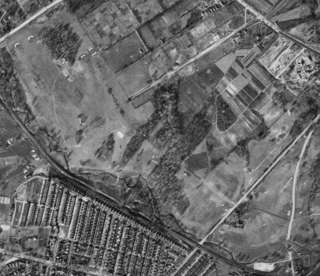 Cobbs Creek Golf Club - Aerial photograph 1937