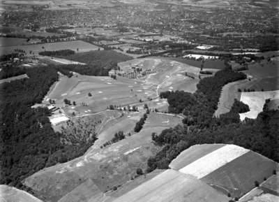 Oblique Aerial Photograph of the Country Club of York 1930s