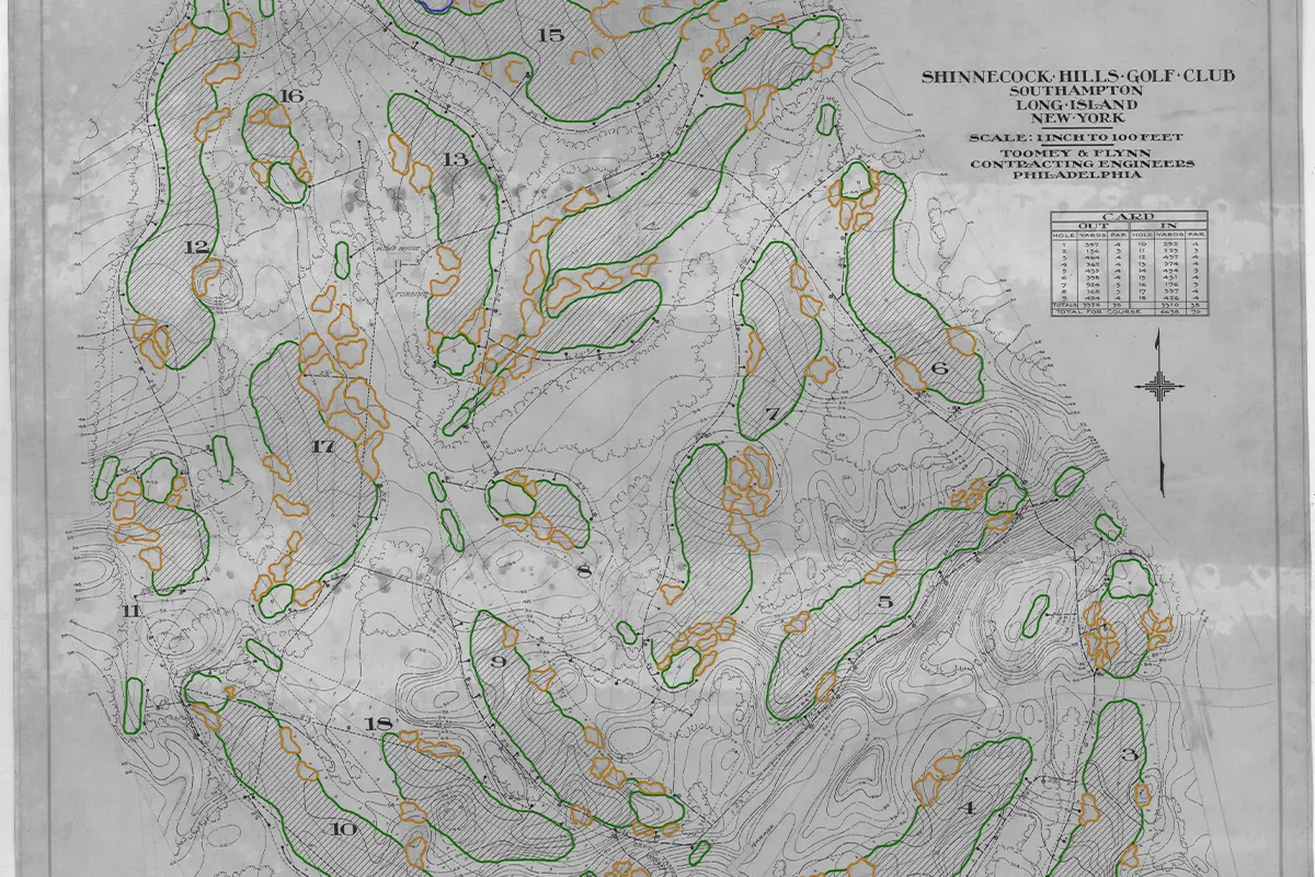 Triangles of Shinnecock Hills Golf Course